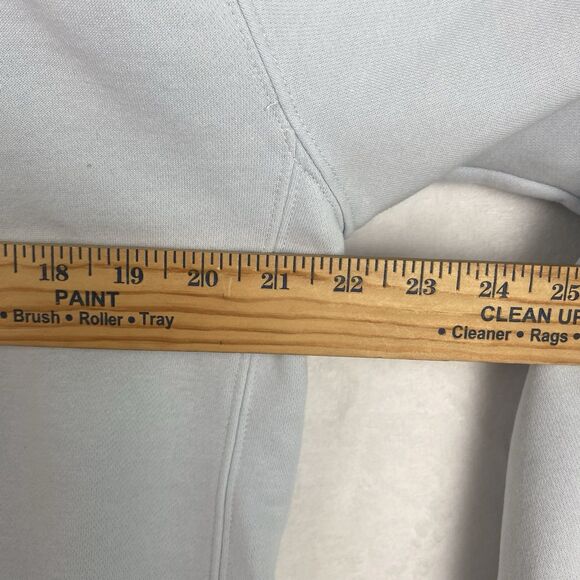 Nike Paris Saint-Germain Sweater Adult Medium Light Blue Logo Hoodie Sweatshirt - Picture 6 of 9